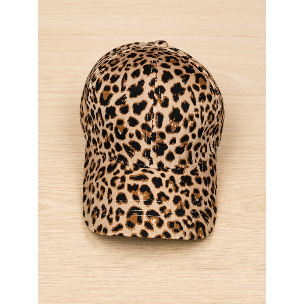 Zenana Leopard Print Adjustable Baseball Cap Hat New Animal Print OSFA
